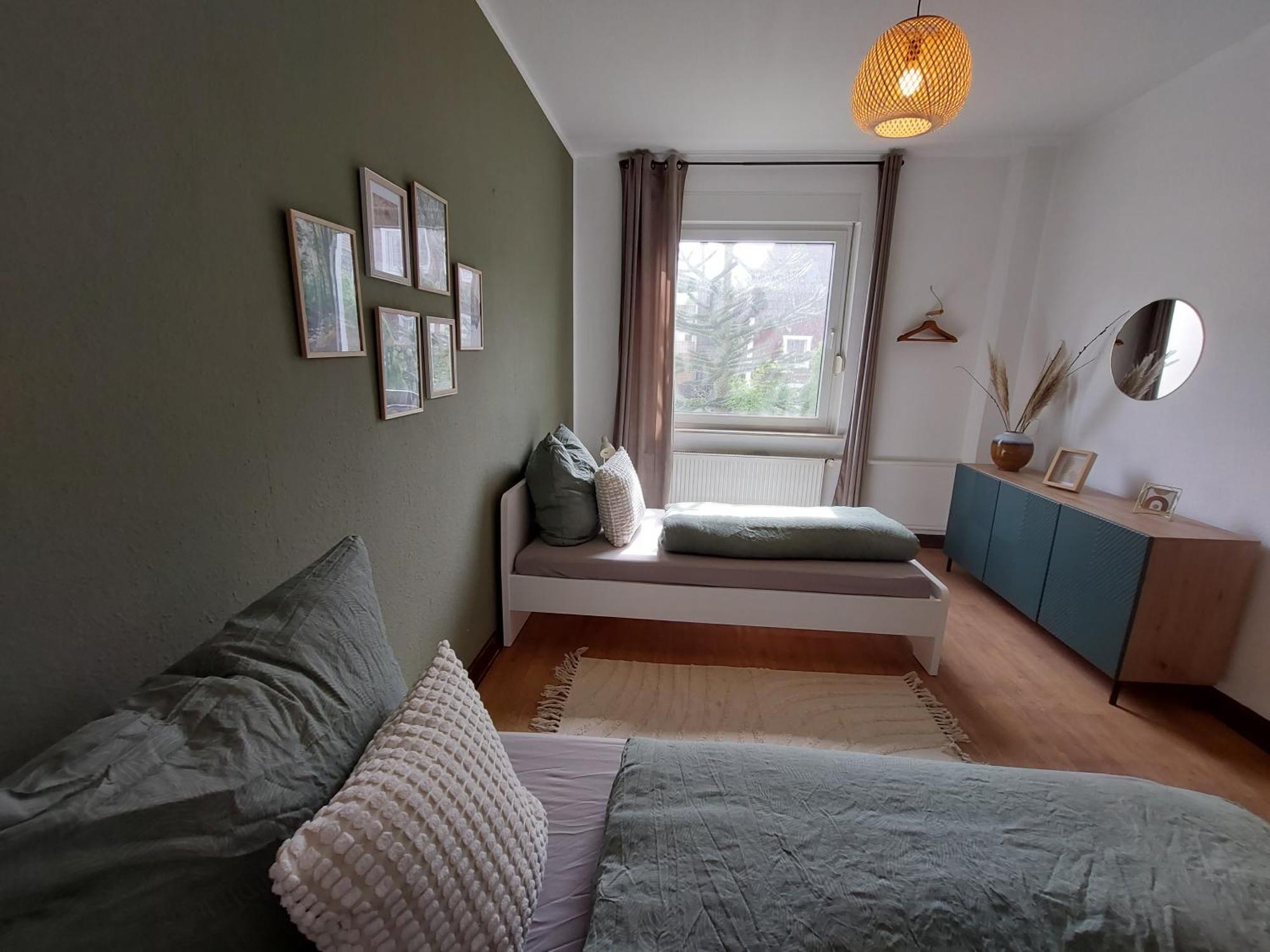 Cozy Home, 7 Beds, Wifi, Kitchen, Balcony, Bielefeld Center Kültér fotó